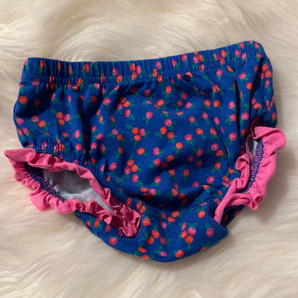 Matilda Jane Blue and Pink Diaper Covers with Ruffled Trim
